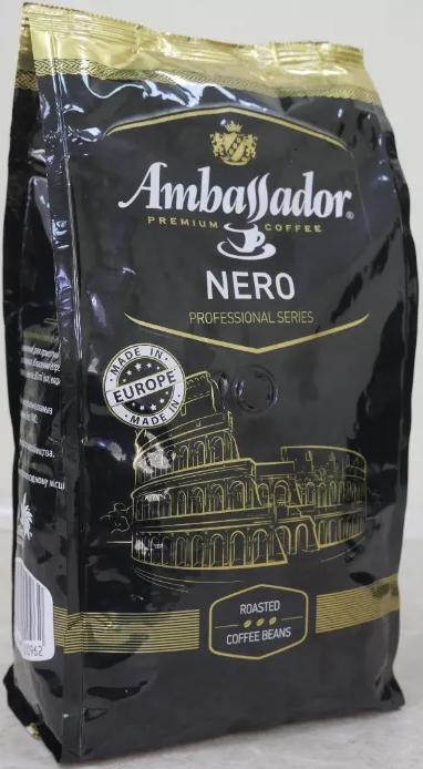 Ambassador Nero, 1 кг, зерновой кофе. Оригинал