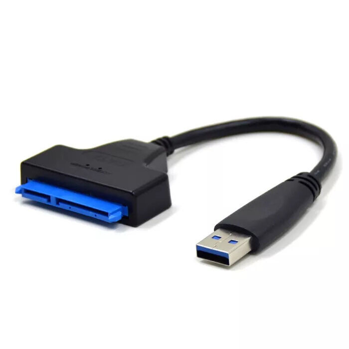 Кабель переходник адаптер USB 3.0 - SATA для дисков HDD 2.5 SSD