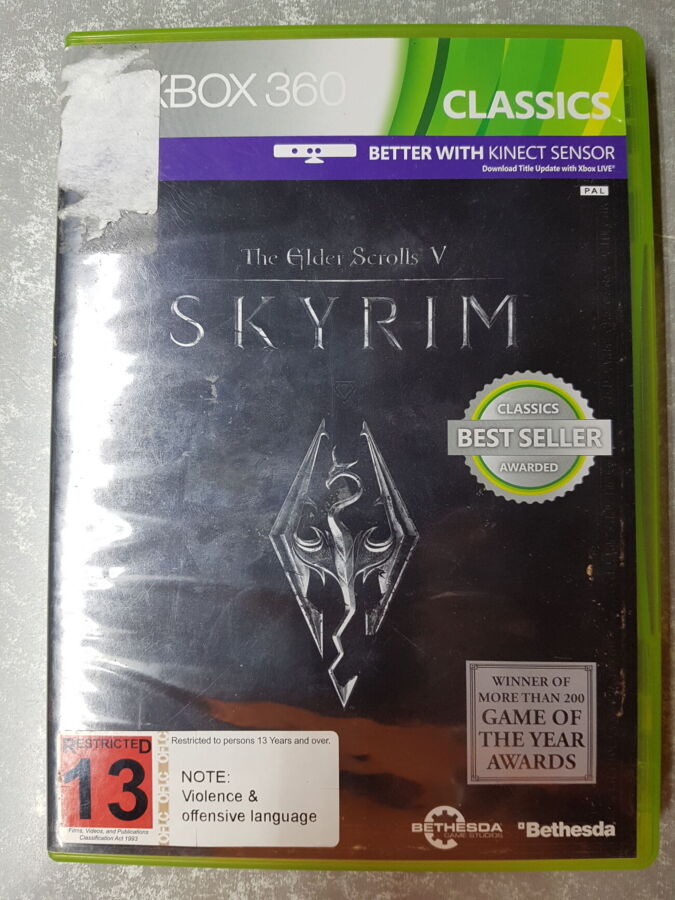 Гра (диск) xbox 360 Skyrim (ліцензія, оригінал)
