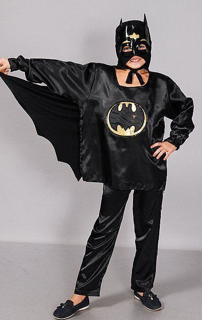 Детский карнавальный новогодний костюм Супер Бэтмен, размеры 32 - 38