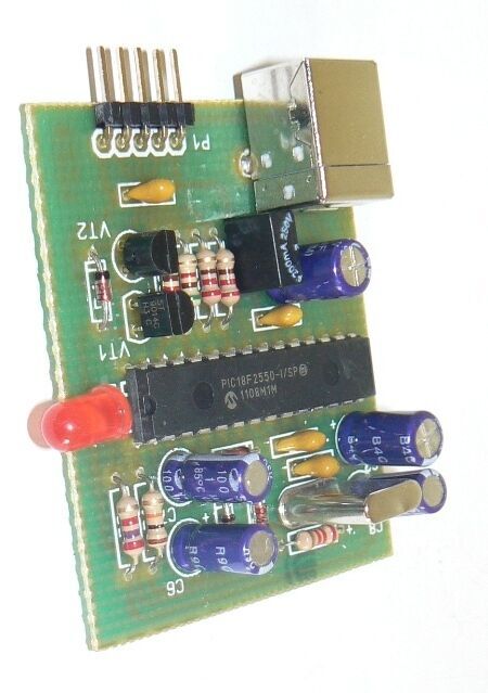 Радио-Кит K221 Программатор PIC-контроллеров на PIC18F2550-I/P.