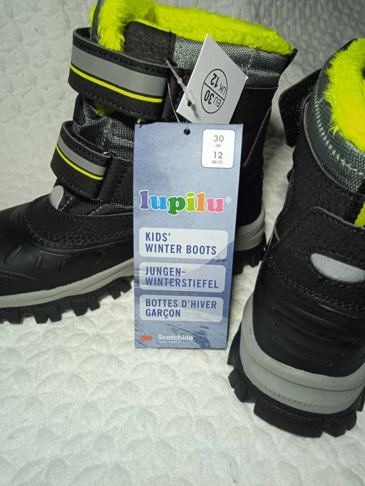 Сапоги-ботинки Lupilu Германия (сноубутсы) новые для мальчика 30 разм.