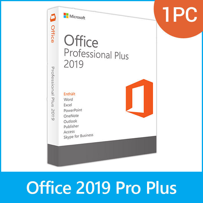 Ключ активации Microsoft Office 2019 Professional Plus