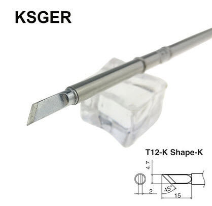 Жало KSGER T12-K (Hakko T12) для паяльных станций