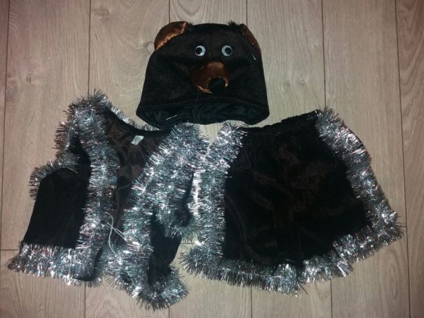 Новогодние костюмы,костюмы зверей:волк, заяц, медведь, мышка, пингвин