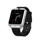 Умные часы Smart Watch Lemfo M5 поддержка 4G wi-fi на Android 6.0 (Сер