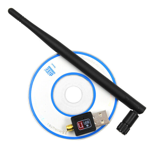 USB WI-FI адаптер 802.11N 150* Mbps антена на 5 дб + УПАКОВКА
