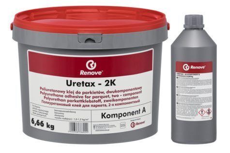 Паркетный клей Renove Uretax 2K полиуретановый клей 6,66 кг.