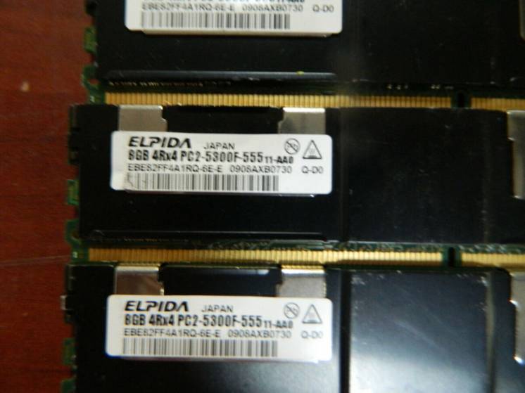 Продам серверная память 8Gb 5300F DDR2 667MHz ECC REG (буффериз)
