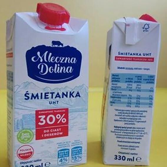 Животные сливки Smietanka 30%, Польша 0,33 мл