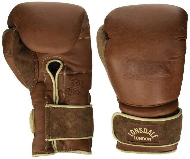 Боксерские перчатки LONSDALE VINTAGE Training Gloves 16 oz