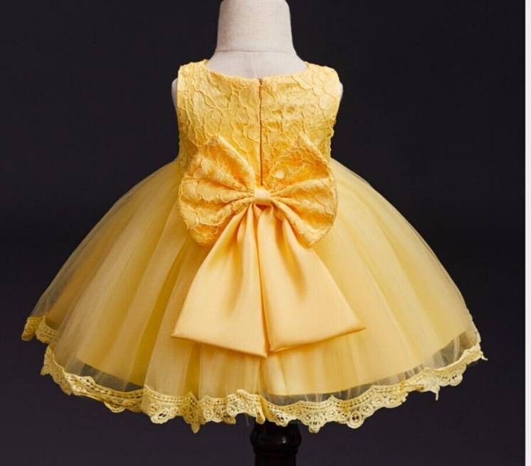 платье желтое нарядное
