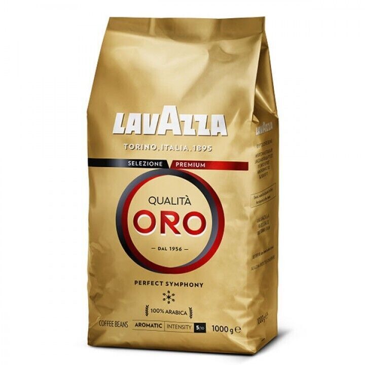 Кофе в зернах Lavazza Qualita Oro 1 кг - mia-kava.com.ua