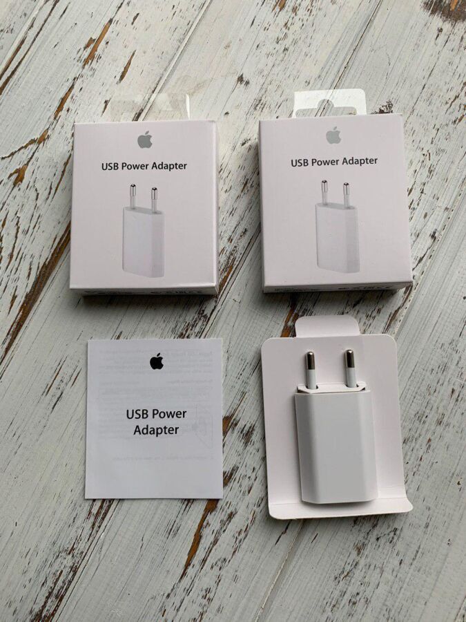 USB Adapter Apple USB 5В 1А Original блок зарядки для Iphone