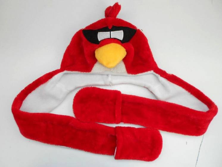 Шапка  шарф злые прички Энгри бердз птица Рэд Angry Birds