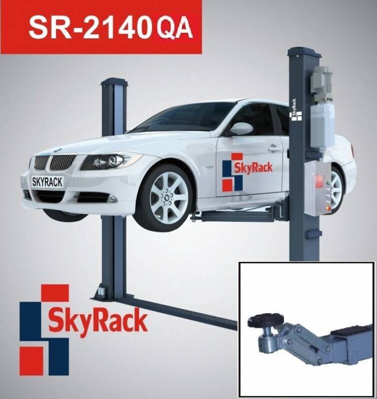 Автомобильный подъёмник Skyrack,лапы трёхсекционные,для длинномеров