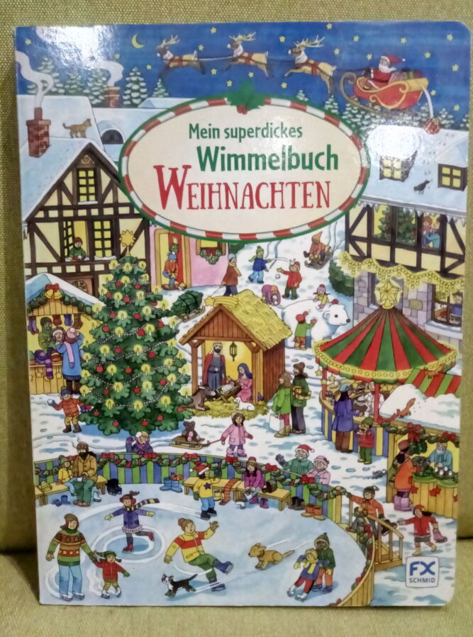 Рождественский виммельбух wimmelbuch