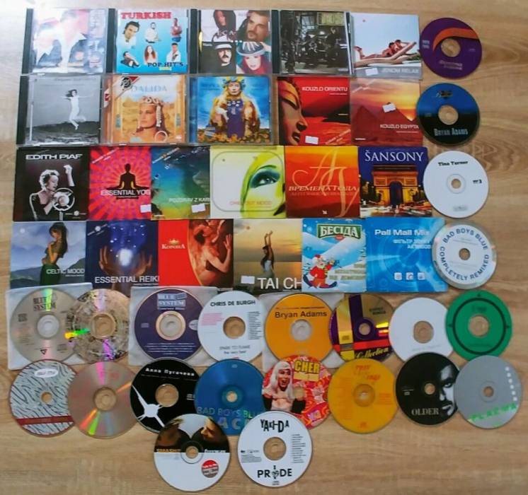 Микс CD, MP3, VIDEO CD всего 44шт