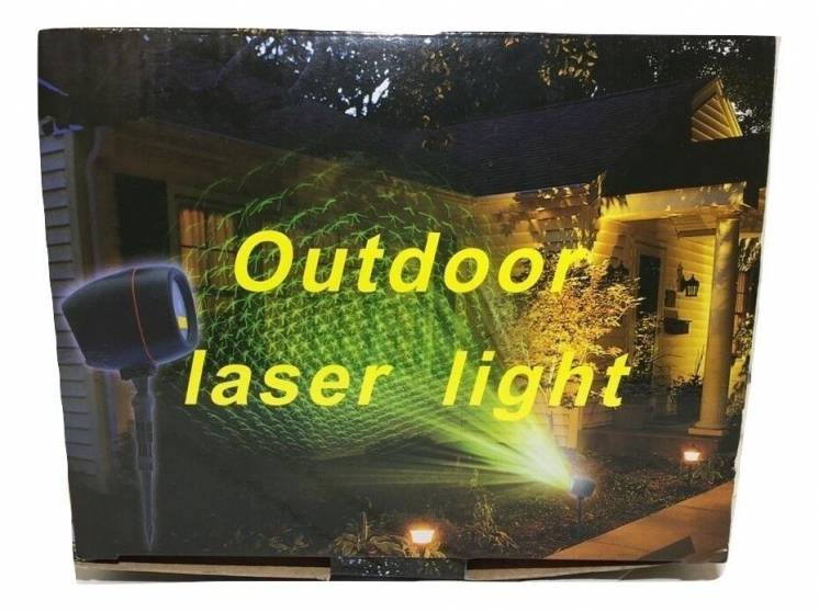 Лазерный проектор уличный без пульта