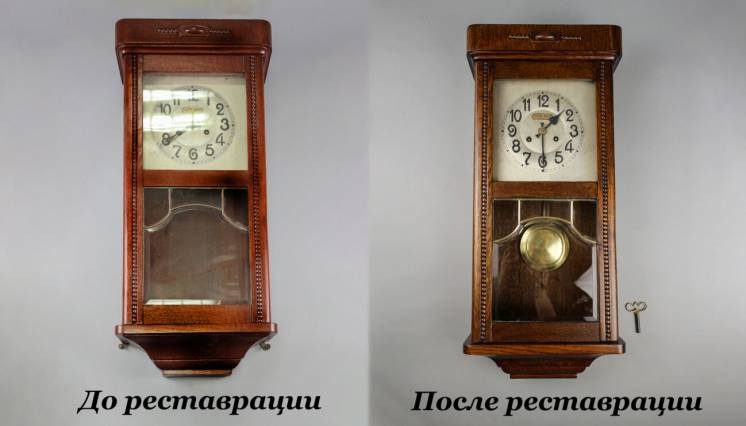 реставрация корпусов часов в Харькове