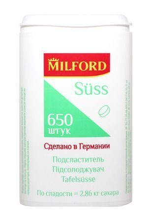 Milford заменитель сахара - 650 шт