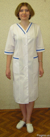 Халат медицинский женский, одежда для медперсонала
