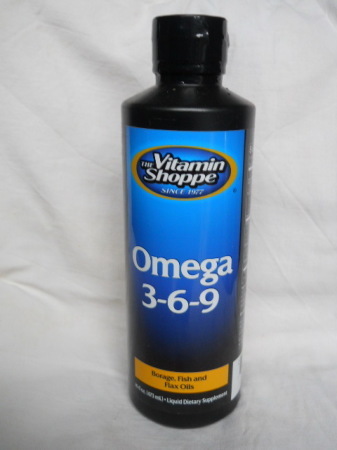 Жидкий энергетик в удобной упаковке Vitamin Shoppe Omega 3-6-9 475 ml