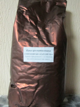 Ароматизированный кофе в зернах Московская карамель