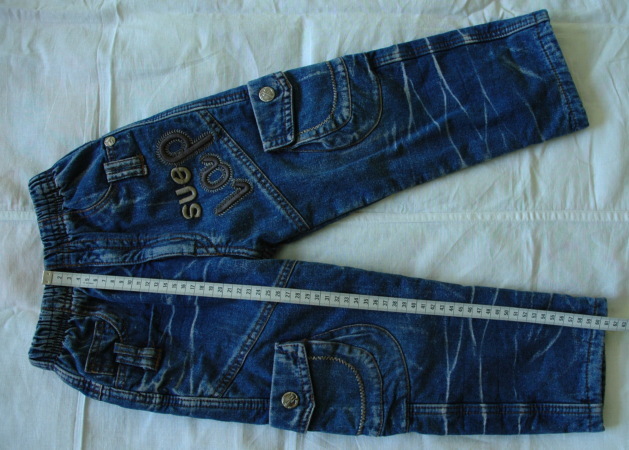 джинсы детские зимние