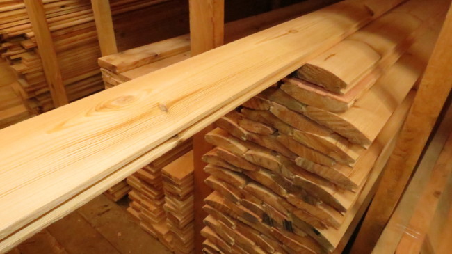 Блок-хаус 35х125 мм. Сосна сайдинг деревянный