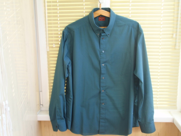 Продам мужскую рубашку  Burton menswear  цвета морской волны