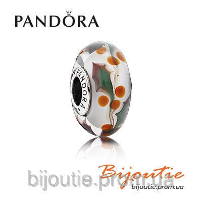 Оригинал Pandora шарм  -ягоды- серебро 925 муранское стекло Пандора