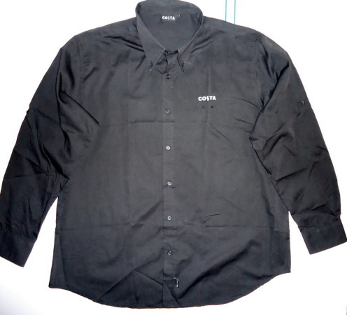 Рубашка COSTA черная (XL)