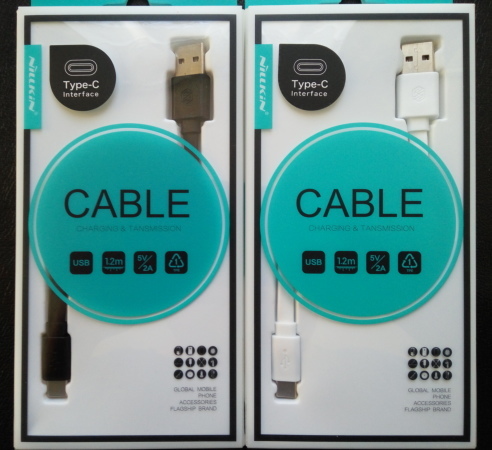Кабель Nillkin USB Type C / Type-C для зарядки и передачи данных 1.2m