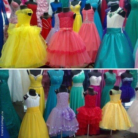 нарядные бальные платья для девочек