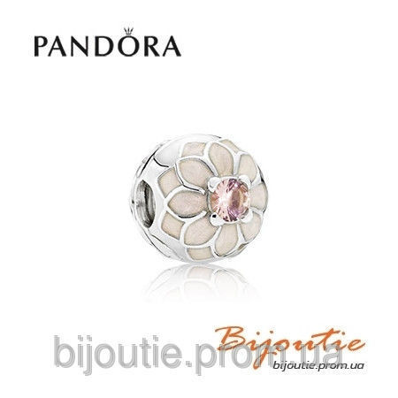 Оригинал Pandora клипса цветущий георгин 791828NBP серебро925 Пандора