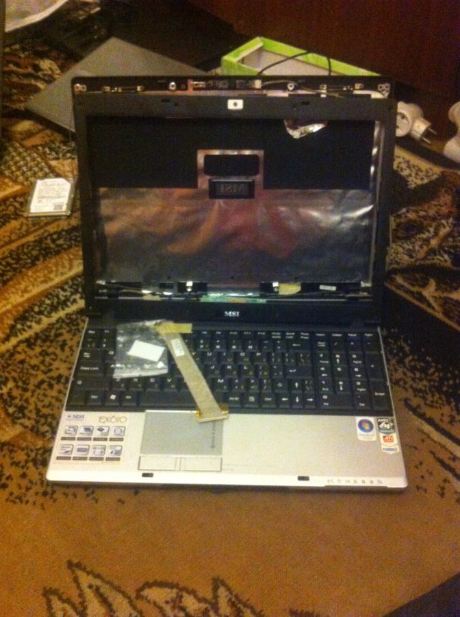 Продам Ноутбук MSI MS-163D на запчасти
