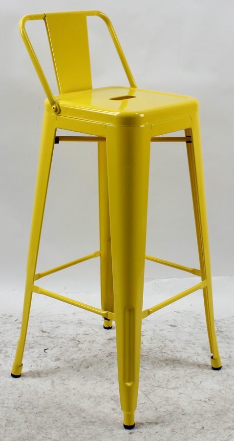 Высокий барный стул Толикс Низкий, H-76см. (Tolix Low, H-76cm.) металл