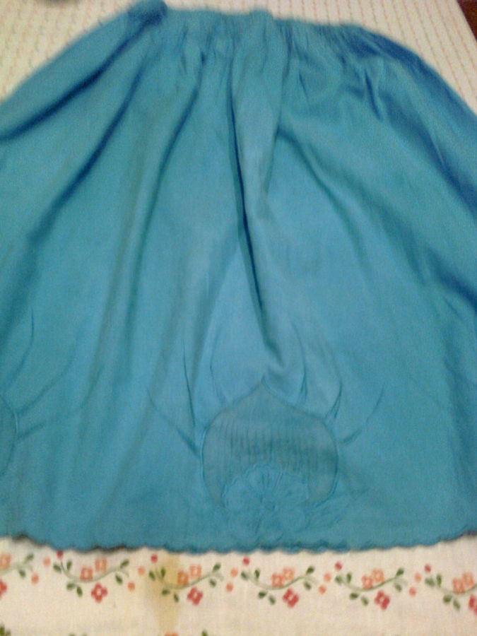 Нарядная бирюзовая юбка,коттон,Индия