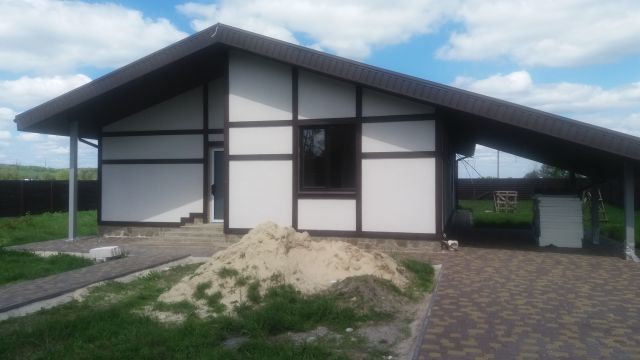 Впервые продам новый дом в Черкасских Тишках, недорого
