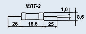Резисторы (сопротивления) постоянные: МЛТ 82к
