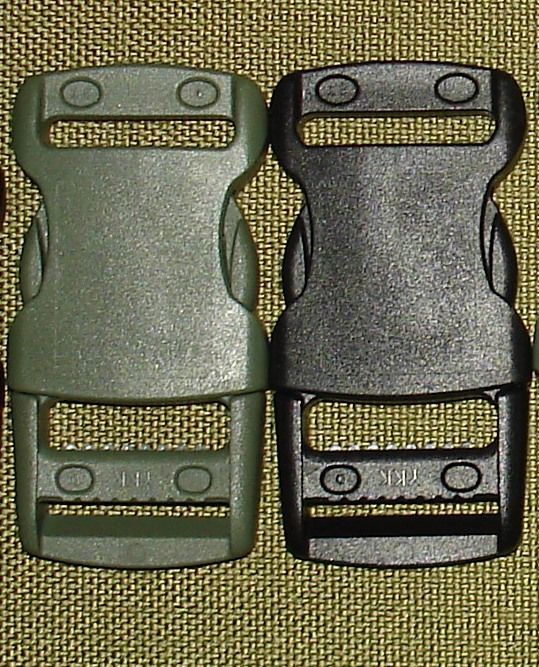 Пряжки Фастексы YKK 25 мм LB25R (черный, олива)