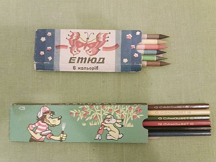 Набори кольорових олівців виробництво Україна