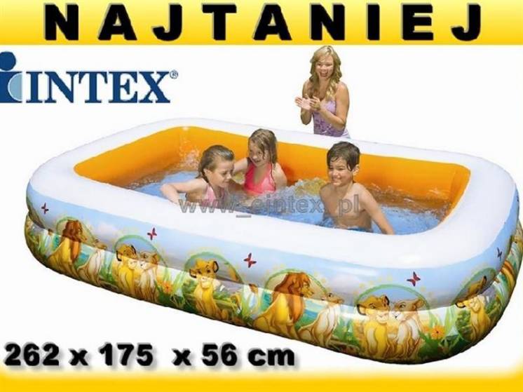 Детский надувной бассейн басейн Король Лев INTEX 57492