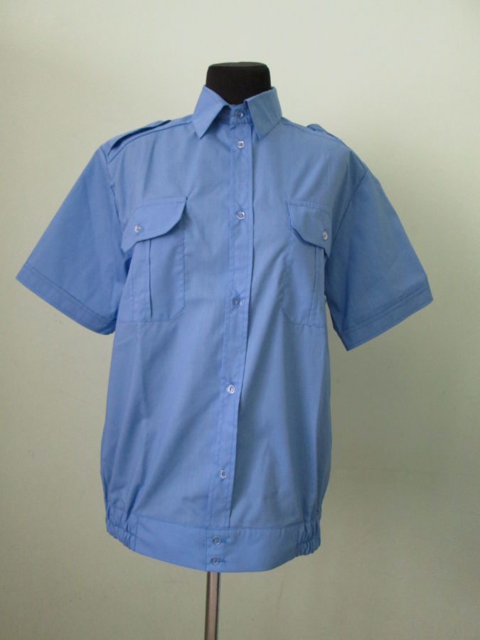 Пошив рубашек под заказ от 20 шт, форменные рубашки, голубые, белые