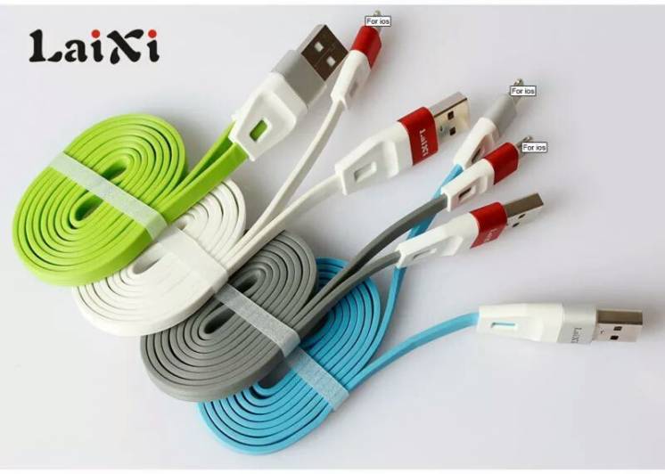Кабель (шнур)) USB - Lightning Apple (iPhone, iPod, iPad) бренд Laixi