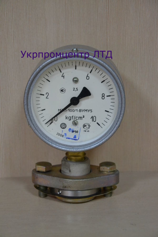 Манометр молочный МТП-100/1-ВУМ