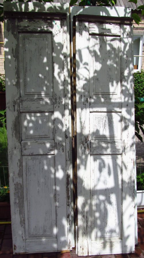 Двери двуполые (сосна) 96х193 деревянные