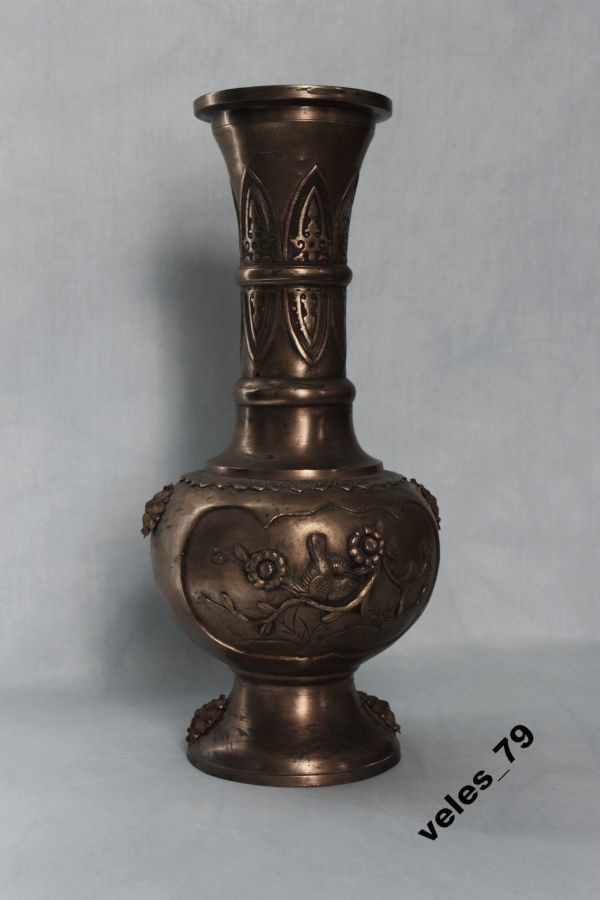 Напольная медная ваза, Китай 1900 - 1910-й год