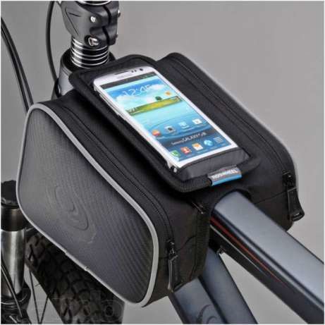 Сумка для велосипеда ( велосумка )на раму с карманом для телефона